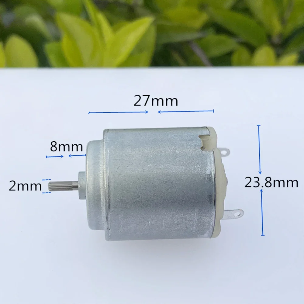 Micro 260 Motor 14500RPM DC 3V 3.7V 4.2V 5V 6V 7.4V Strong Magnetic Carbon Brush DIY Electric RC Car Boat Toy Handmade