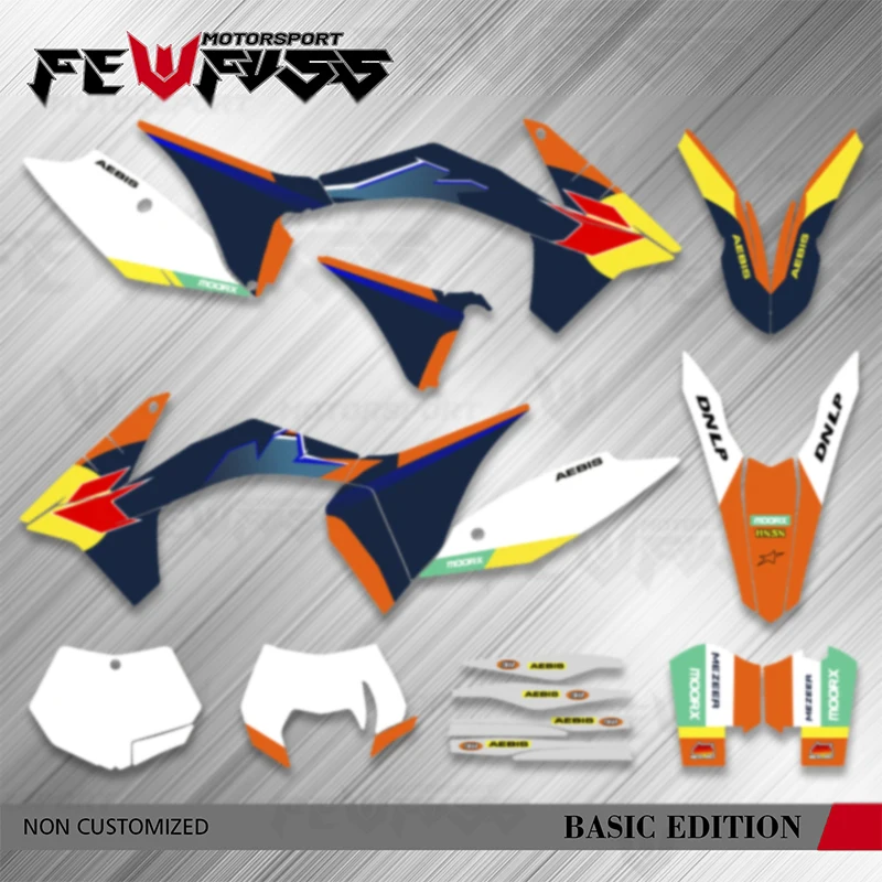 

Fewfuss Graphics Decals Stickers Kit For KTM EXC EXC-F 125 250 300 350 450 2012 2013 SX SXF 2011 2012 Number Name Custom