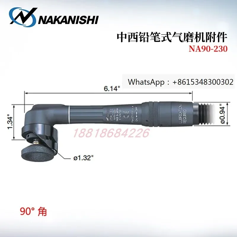 Original NSK Authentic NAKANISHI NSP-601 NA45-400 NA90-230 Wind Grinding Head