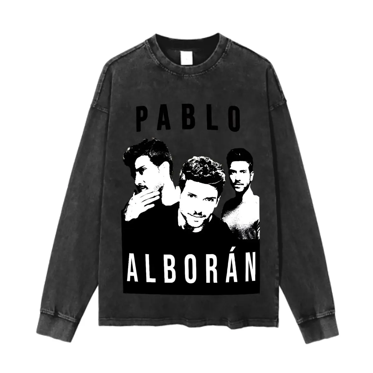 

Pablo Alborán music - fan art Retro Oversize Basic Autumn Hoodie Sportswear Gym Top Street W
