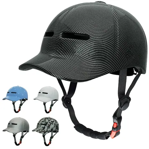Ventilated Moto-Style Bike Helmet - Certification for E-Bicycle and Scooter & Urban Commuting