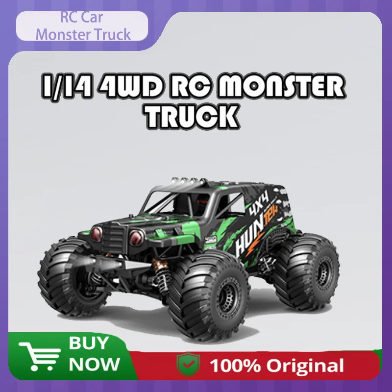

1:14 Rc Cars 4X4 Off Road 2.4g Brushed High Speed 4wd Off Road Full Scale Remotte Control Car Model Christmas Gift