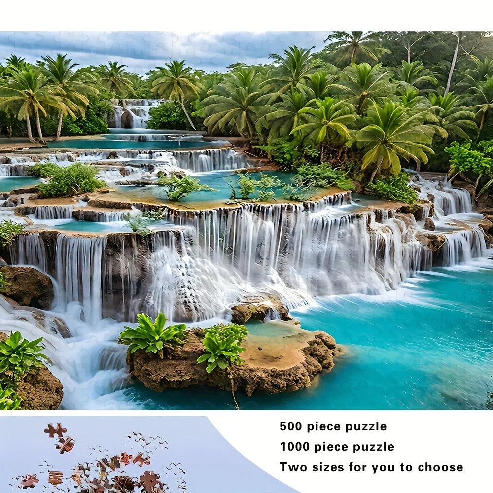 500/1000피스 성인 퍼즐 - 스트레스 해소 가족 게임, 성인에게 적합하며, 도전적인 대규모 조립, /크리스마스/휴일 선물