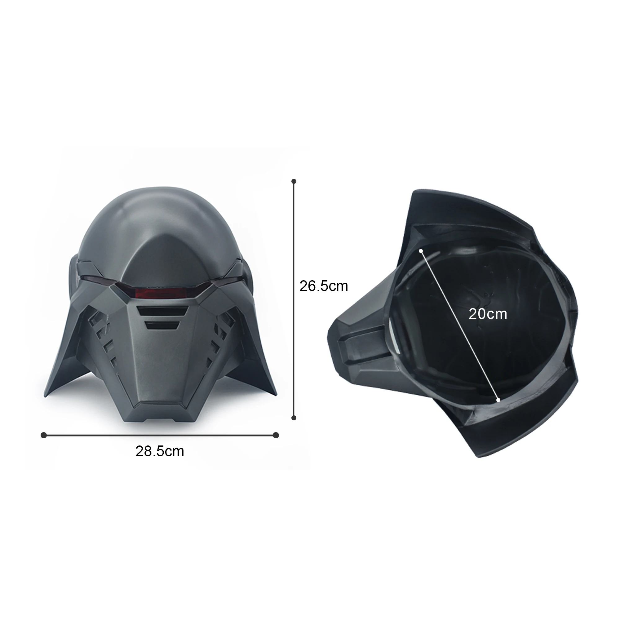 Casco della seconda sorella YDD, casco in PVC di Halloween, maschera per Costume con pellicola espositiva, regalo per bambini per adulti