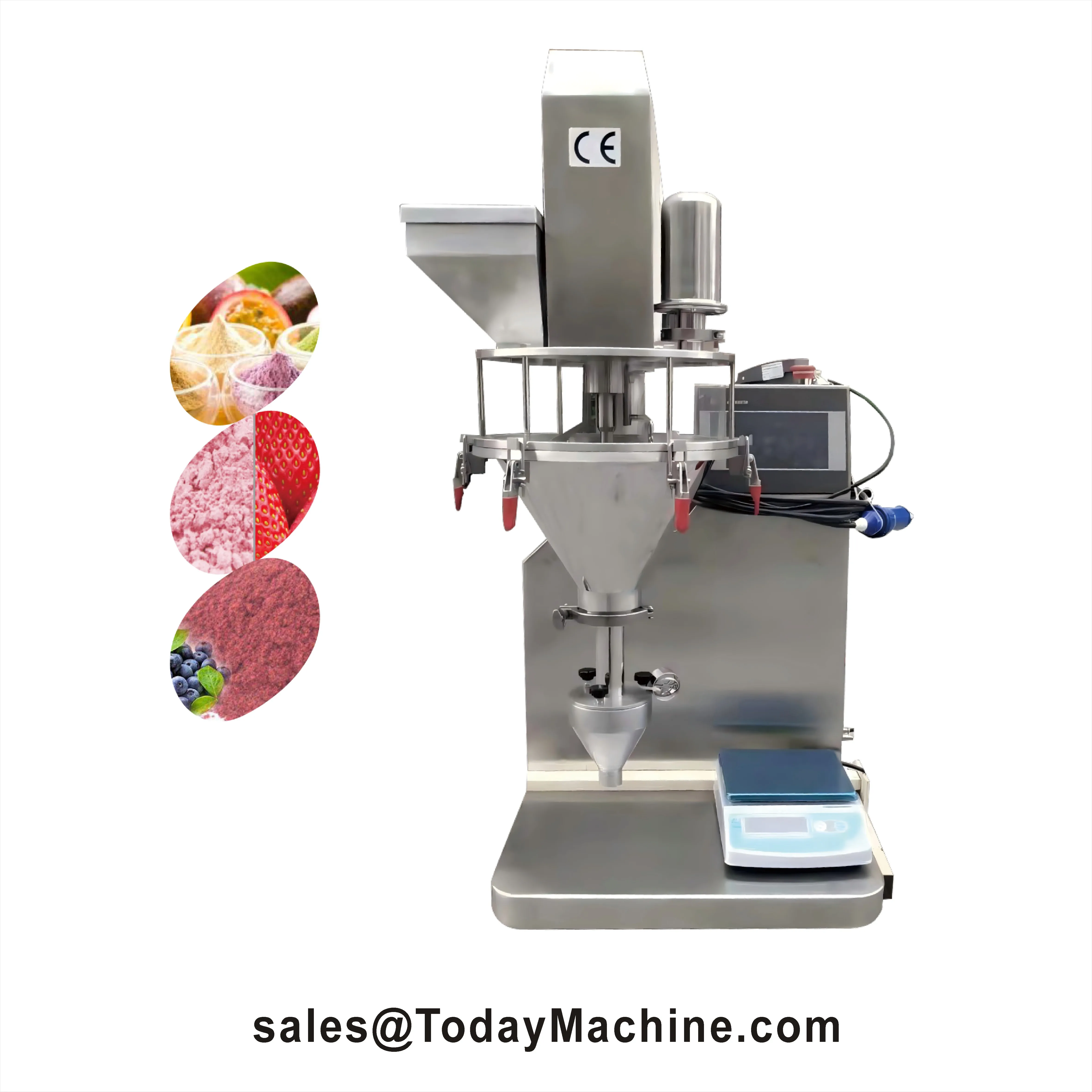 Tabletop Spices Auger Filler Herbs Organic Cinnamon Powder Filling Packing Machine