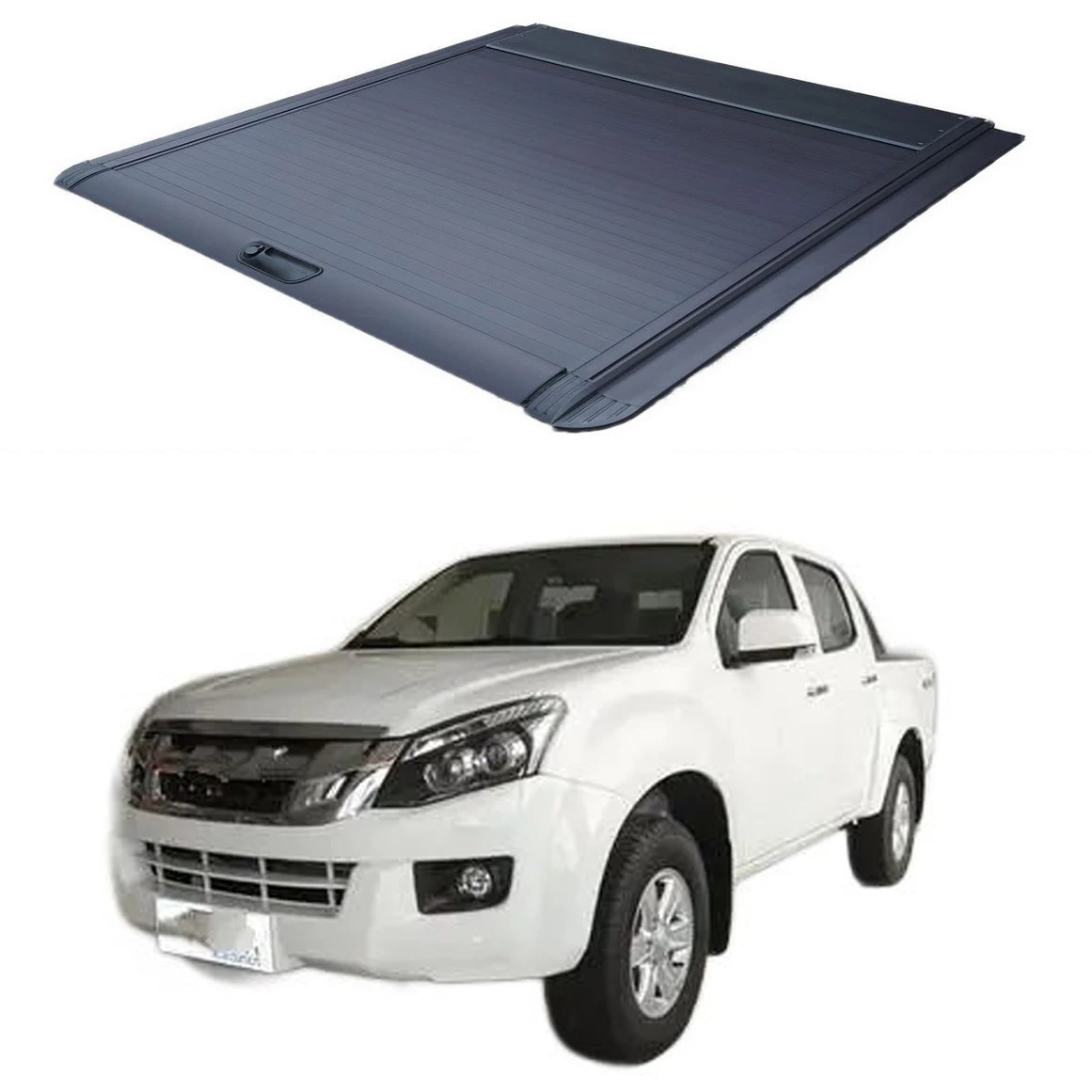 

High Quality Electric Retractable Roll-Up Roller Lid Silverado Pickup Trucks Tonneau Cover Car Accessories for Isuzu Dmax Ruimai