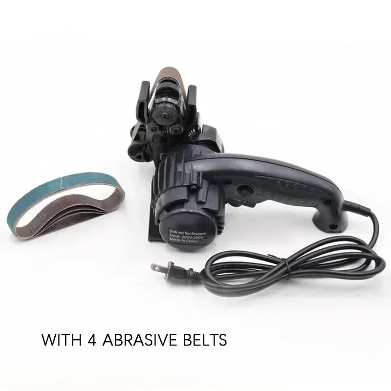 Electric Knife Sharpener Sharpening Tool New High-power Abrasive Belt Machine Adjustable Angle Electric Fixed-angle Sharpener