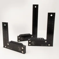 90 Degree Angle Ruler Bakelite L Shape Ruler Double Sided Ruler Carpentry and Joinery Tools Set Squares Measurment Tools