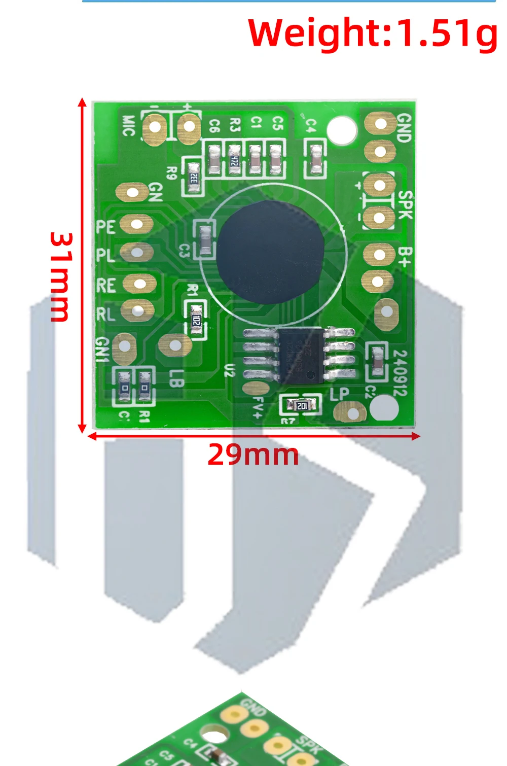 Soundmodul für elektronisches Spielzeug, IC-Chip, Diktiergerät, 30 Sekunden, 120 Sekunden, Aufnahmewiedergabe, sprechende Musik, Audio, aufnehmbare Tafel, Geschenk – Detail 25