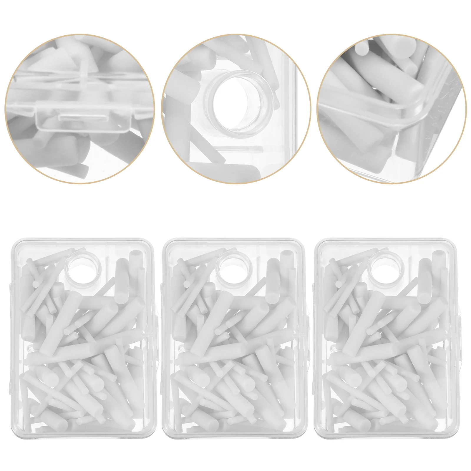 

3pcs Electric Eraser Replacement Refill Efficient Time Saving Precise Erasing Easy Replace Mechanical Pencil Highlight Art