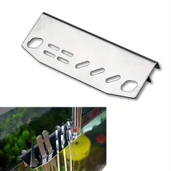 Stainless Steel Aquarium Cleaning Tools Holder, Wall-Mounted Fish Tank Aquascaping Tools Organizer