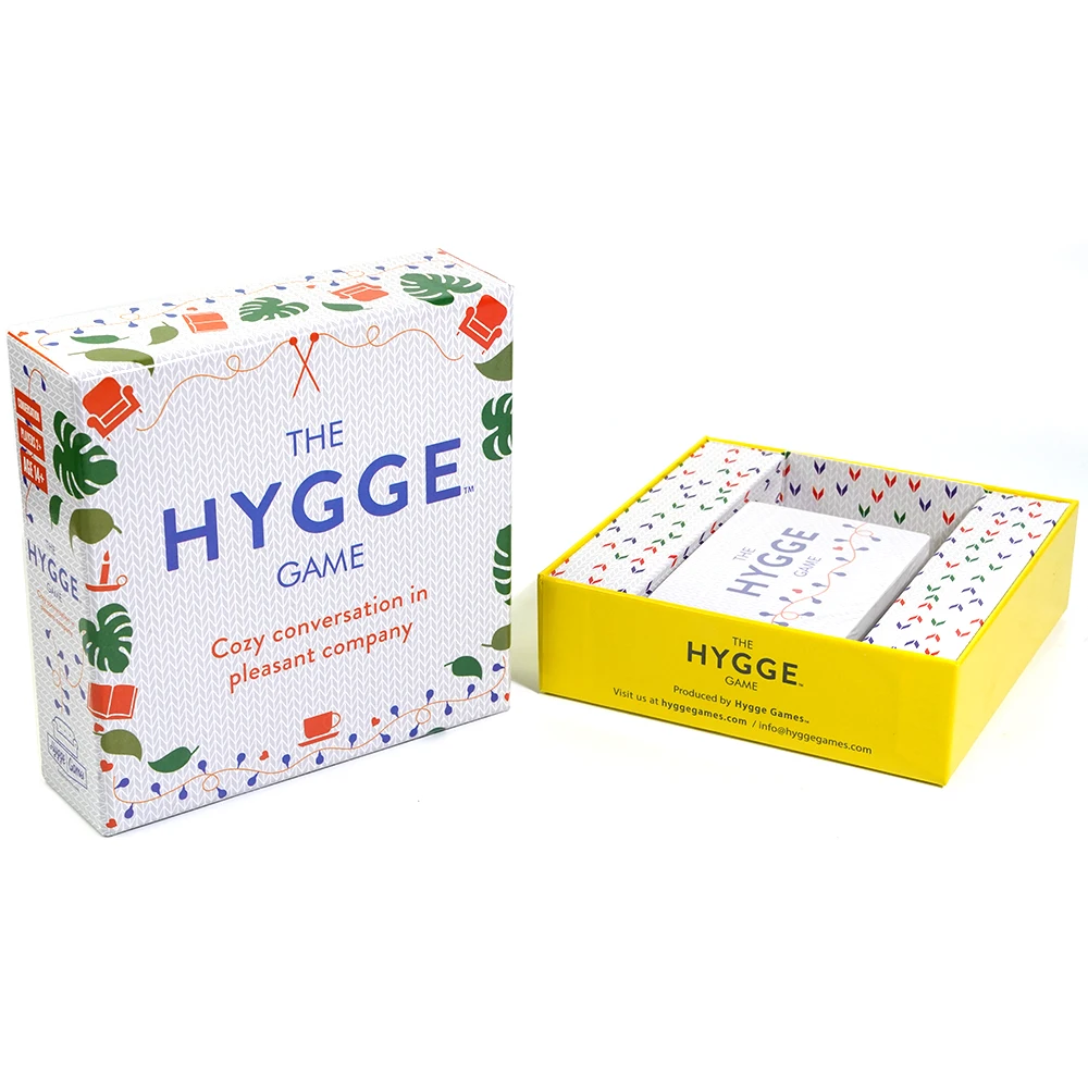 Newest The Hygge Game - Cozy Conversation In Pleasant Company Multicolored, Christmas Halloween Thanksgiving Birthday Gifts