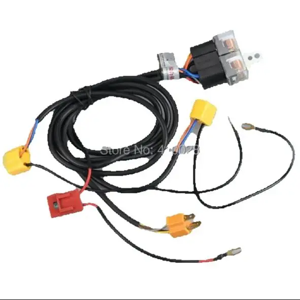 shhwroldsea H4 Headlight 7 Inch Relay Wiring Relay Harness Car Light Bulb Socket Plug For Car Auto Headlight