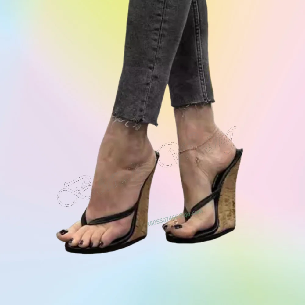 

Черные босоножки на танкетке с ремешком на каблуке и пряжкой, тонкие высокие туфли с круглым носком для женщин, свадебные туфли 2025 Zapatillas Mujer