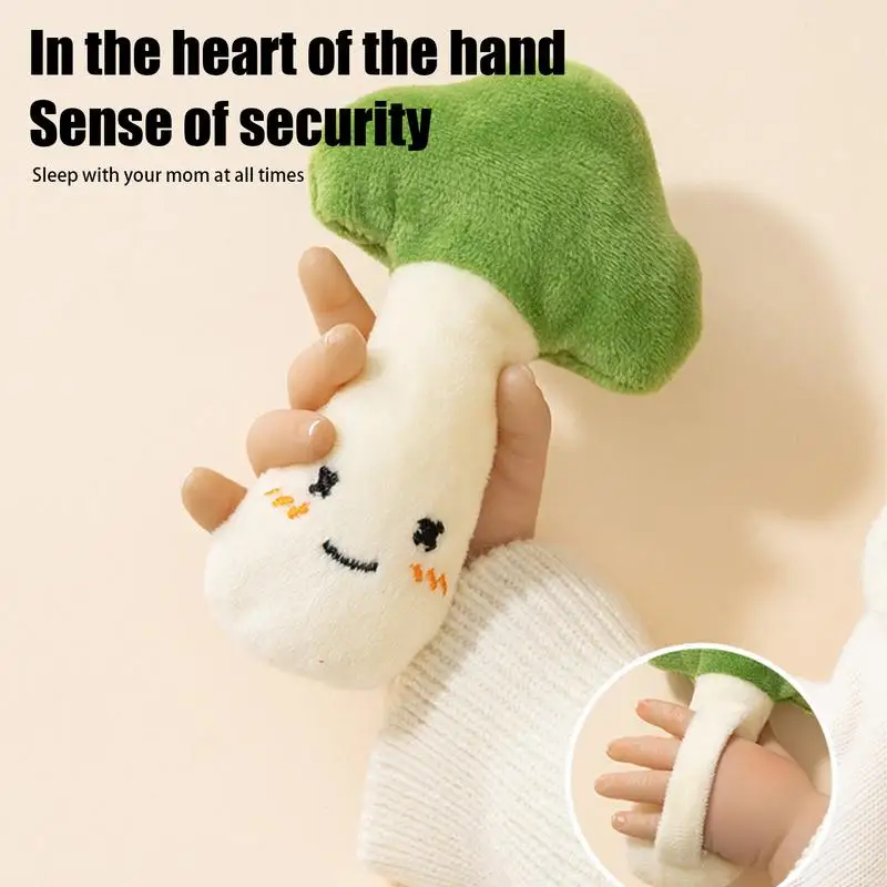 Calming Dolls Vegetables Soft Hand-Held Doll Baby Soothers for Sleep Soft Food Stuffed Toys Accessories for Children Girl