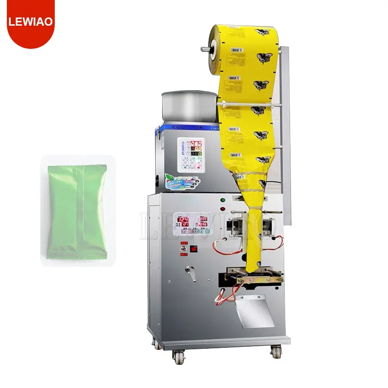 Bean Grain Automatic Weighing Packaging Machine Powder Bag Back Side Seal Filling Machine