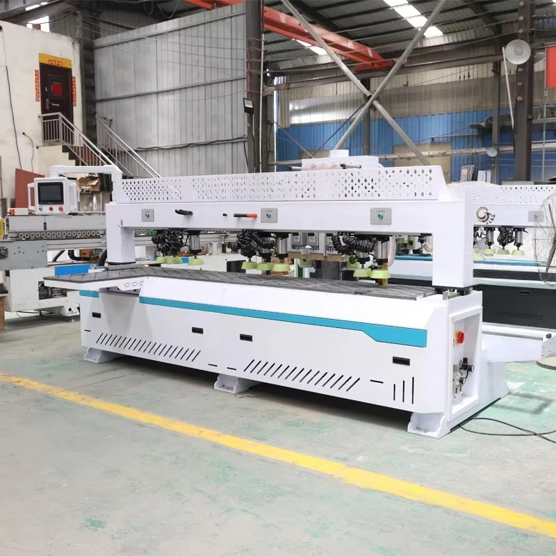 Multi Functions Horizontal Lock Hole Drilling Multifunctional CNC Tenoning Mortising Machine for Panel Furniture