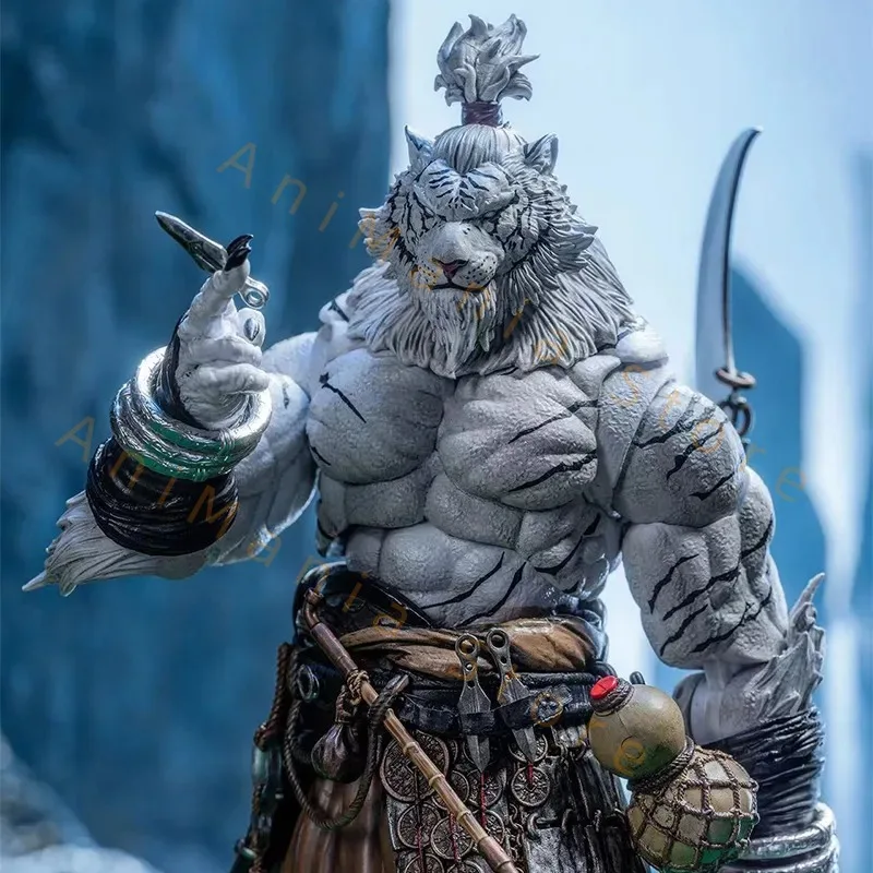 [In Stock] Jiangmeng White Tiger 1/12 Planet Furui White Tiger Tiger Man Extra Color Version Actual Doll Figure Model Toys