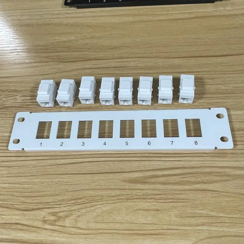 Y1UB 8 Port Cat6 WallMount Patch Panel 10G Поддержка 1U сетевой патч-патч UTP 19-дюймовый