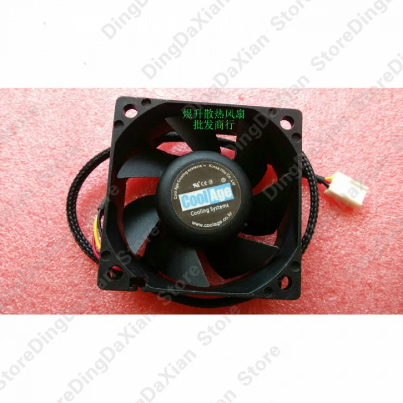 

x For Cool Age 6025 DC12V 0.14A 60*25MM chassis power supply 6CM silent cooling fan new