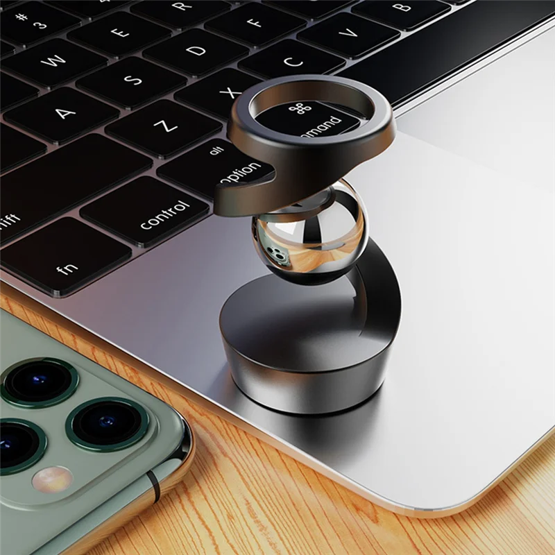 AEE6-Stress Relief Sculpture Anti-Gravity Desk  Desktop Floating Gyroscope Suitable For Desktop Decoration