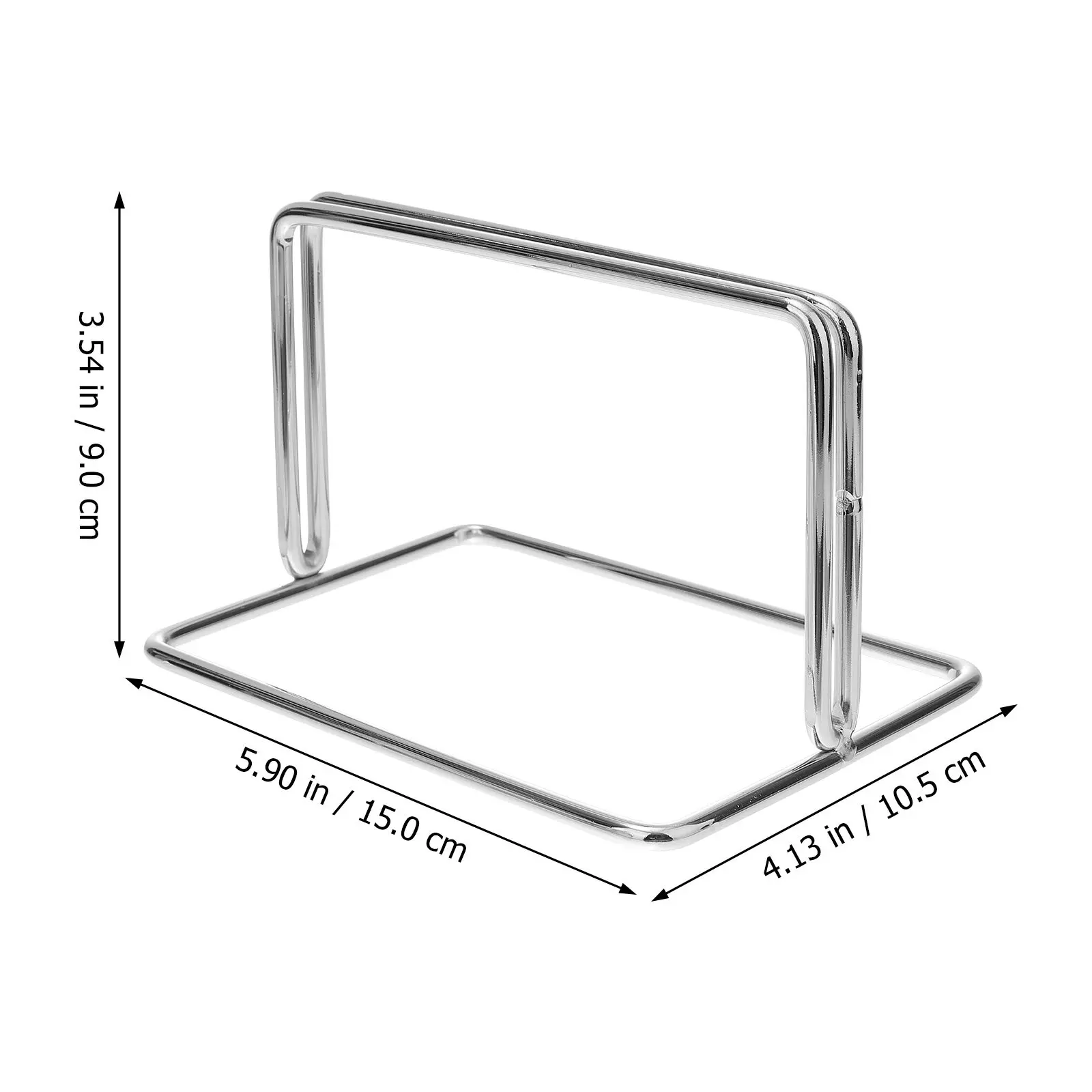 Stainless Steel Baffle Holder for Office Exam Privacy Divider Bracket Heavy-Duty Metal Partition Rack Smooth Rounded Corners
