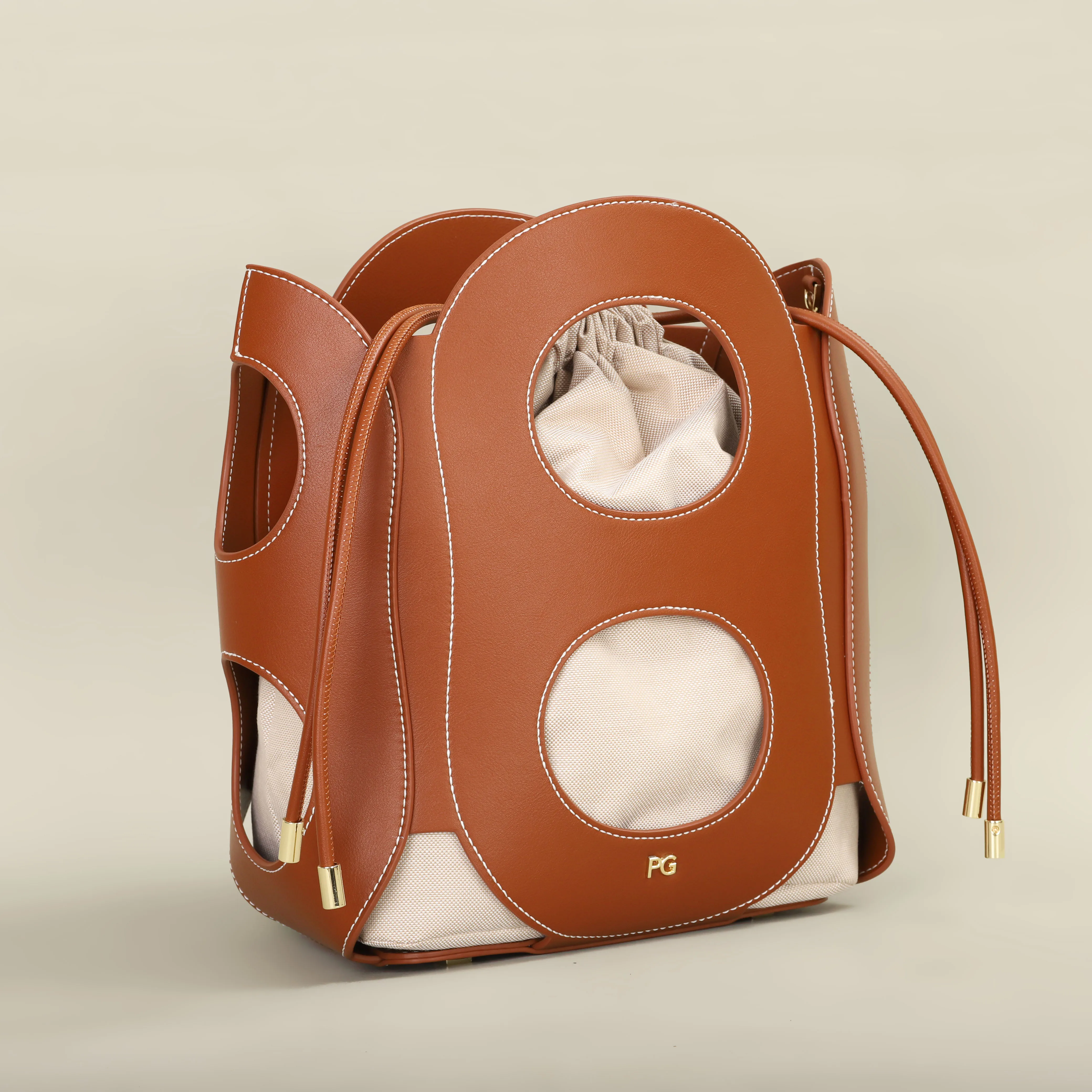 Bolso cruzado PG PATSY GARIS para mujer, nuevo diseñador de marca de lujo, atmósfera Simple, diseño hueco, bolso de hombro a la moda para mujer