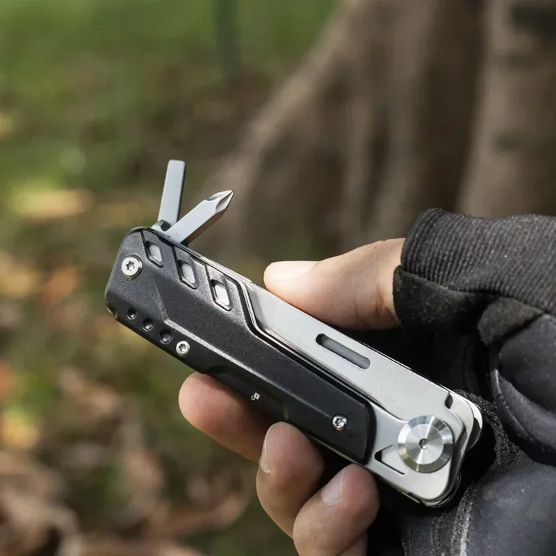 BHBT Multitool Scissors Detachable Knife Folding Pocket Knife Screwdriver Multifunctional EDC Tools Outdoor Equipment