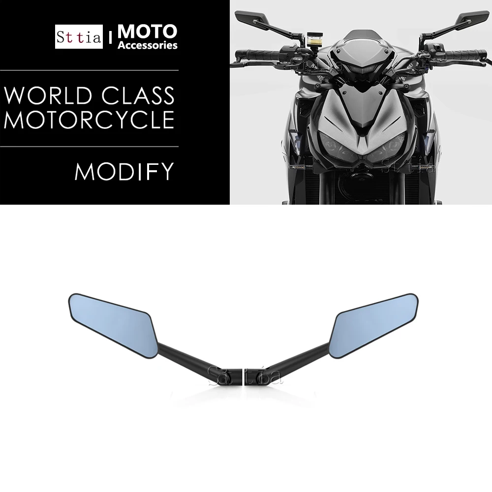 

Motorcycle Side View Mirror For Kawasaki Z1100 2026 2025 Z1100SE Z 1100 SE New Wind Wing Stealth Winglets Rearview Mirrors