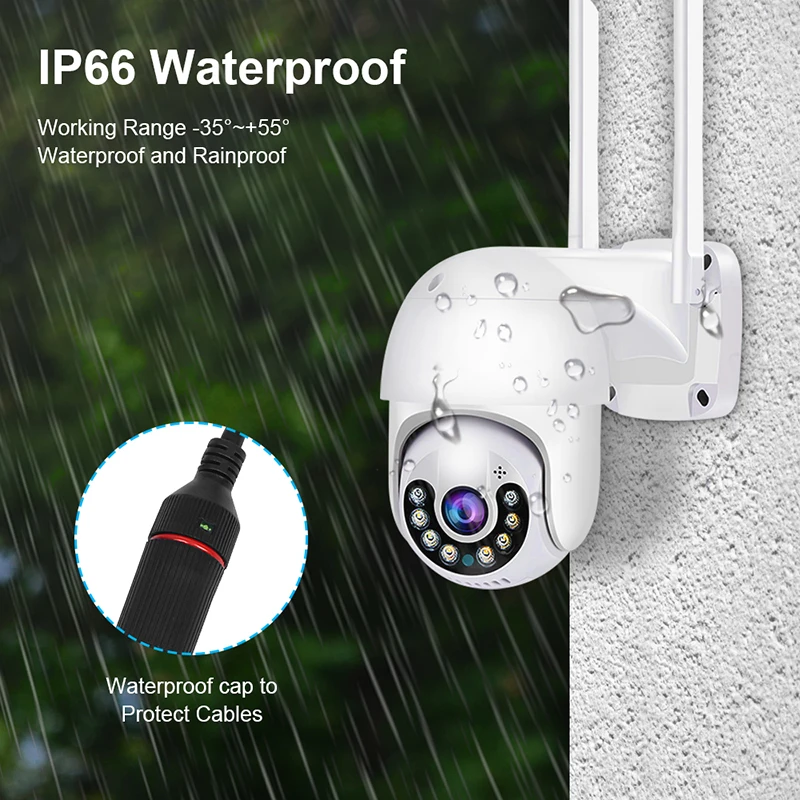 

PIX-LINK A8-20 4MP 2K IP WIFI Camera Speed Dome Outdoor Wireless WIFI Auto Tracking PTZ Smart Home Surveillance Monitor