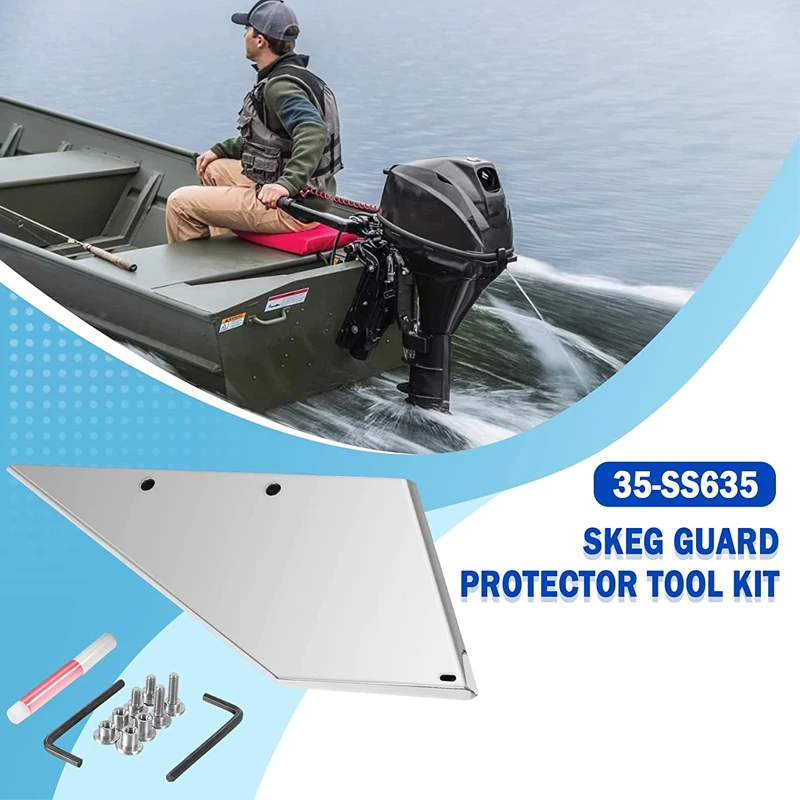 35-SS635 Skeg Guard Safe-Skeg Protector Tool Fit for Evinrude/Johnson 2-Stroke 1980-2001, for OMC I/O Cobra 4-Cylinder 1986-1994