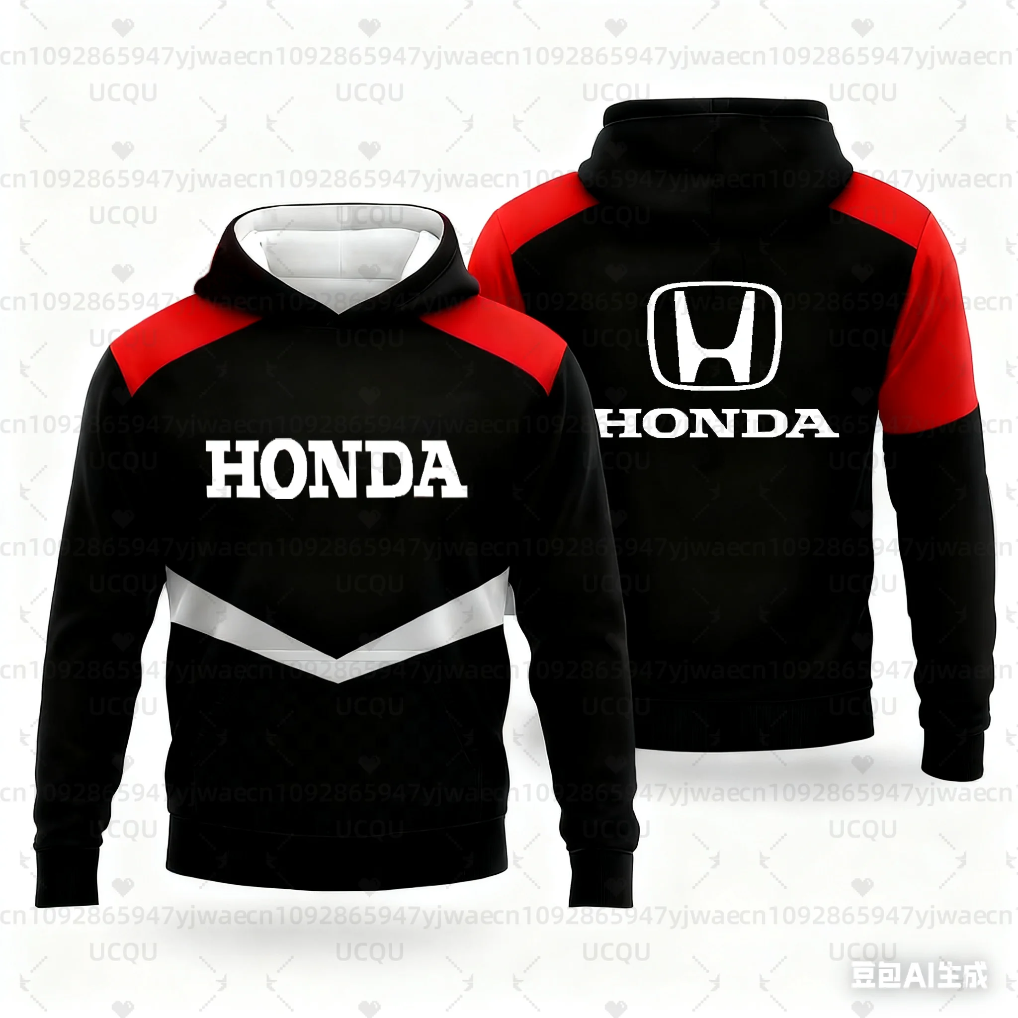 

Осенне-зимняя мотоциклетная майка Honda с 3D принтом и капюшоном для езды на велосипеде по бездорожью и горах, мужская и женская бронированная толстовка с капюшоном