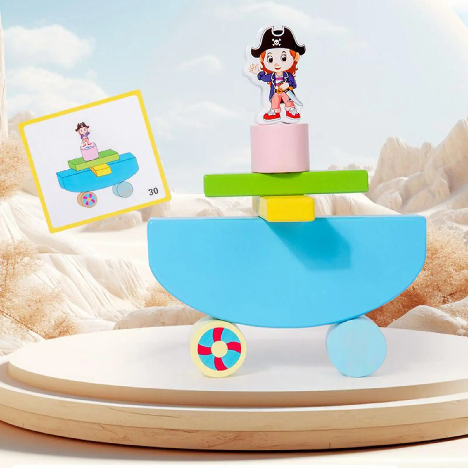 

Balance Game Balance Tower Stack Sensory Blocks Activity Educational Toy For Adults Boys Toddler Family Indoor Outdoor Girls