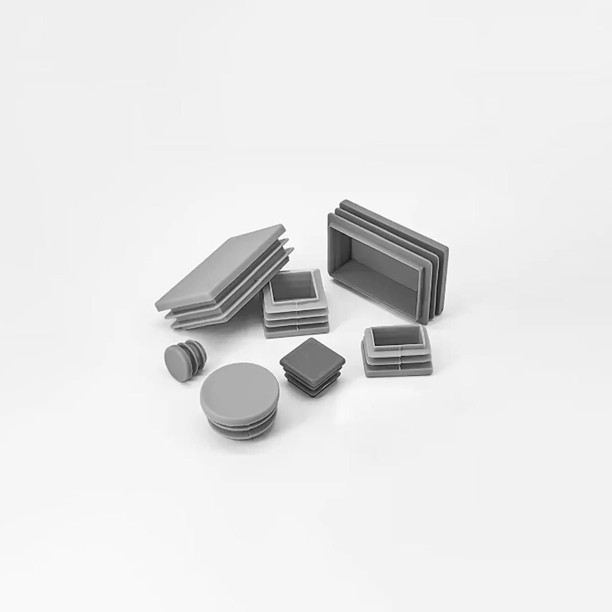 Gray Inner Pipe Plug Foot Pad / Steel Pipe Jacket Plug Head / Table And Chair Foot Cover Furniture Accessories image 6