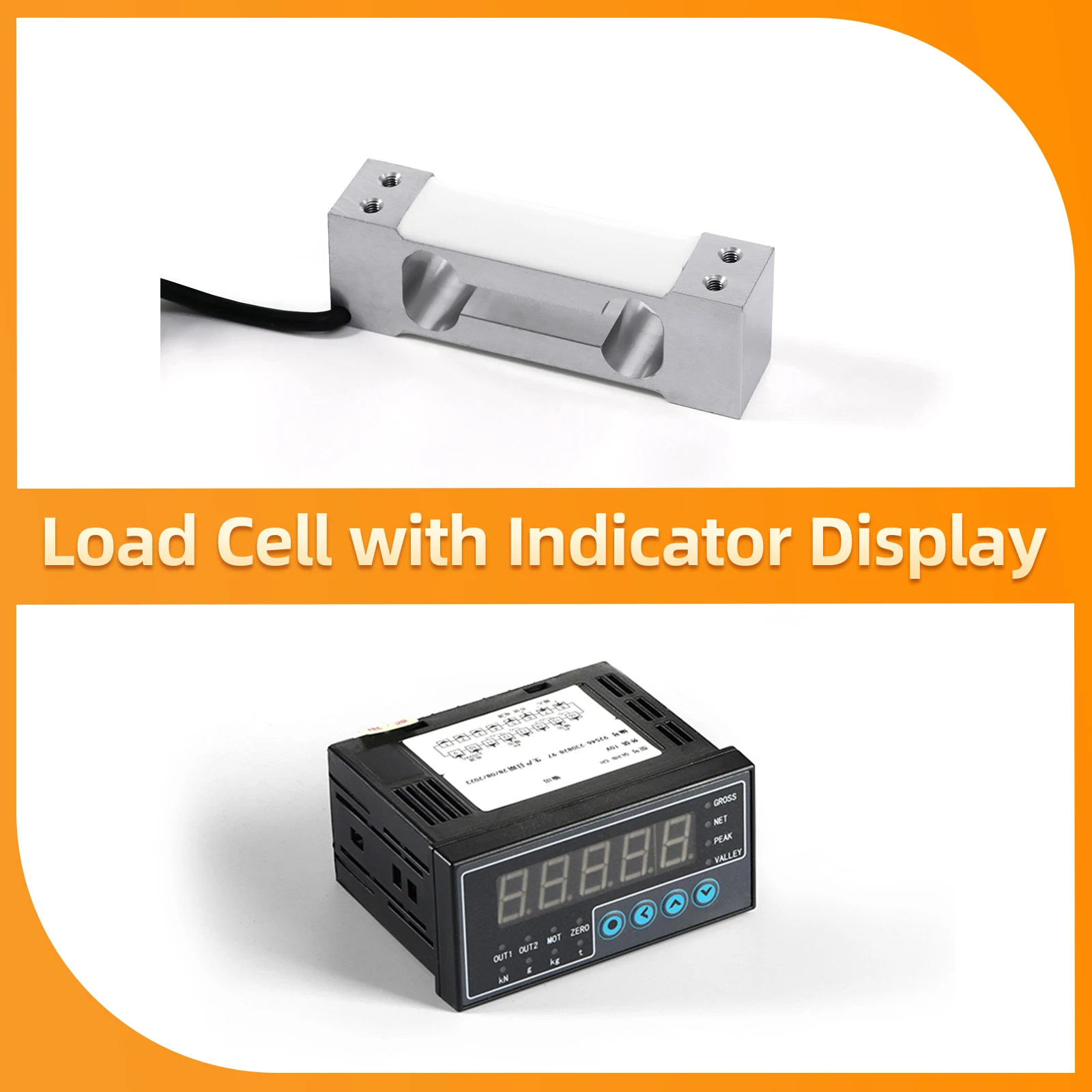 

Load Cell Sensor with Indicator display,Beam Weight Sensor Compression And Tension Sensor5KG 10KG 20KG