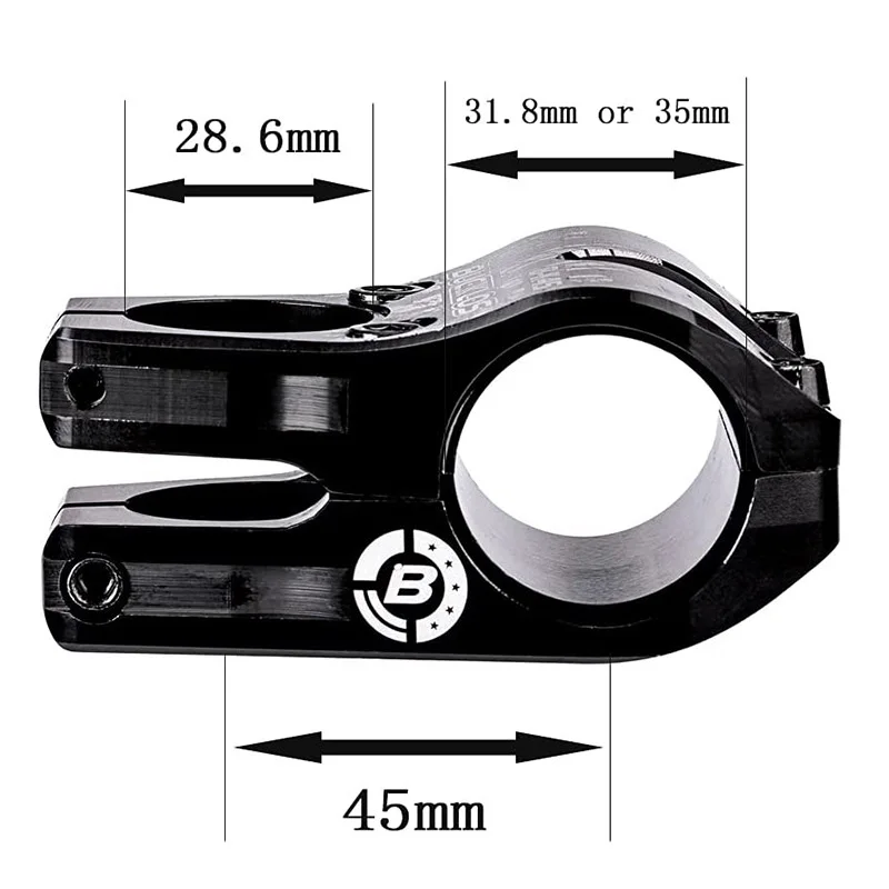

Ultra-short Ultralight Bike Stem 31.8/35mm Mountain Bicycle Stems High-Strength Aluminium Alloy Road Bicycle Stems Cycling Parts