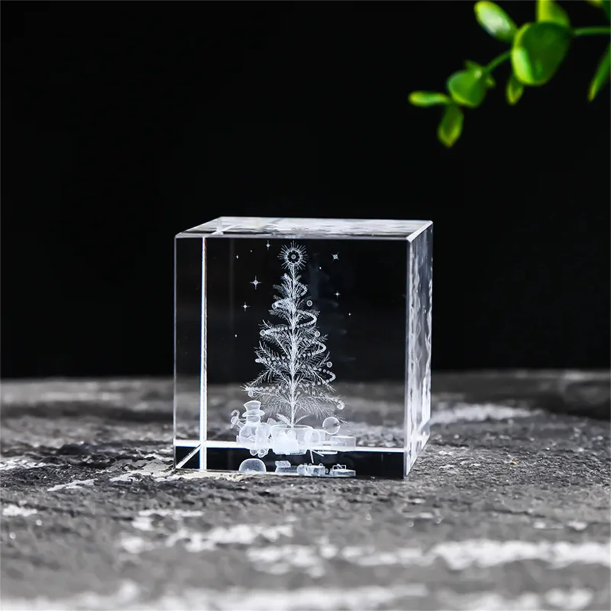 Creative 4cm Rain Clouds Raindrop Cloud Square Crystal Ornaments Heart Shape Home Office Decor Birthday Valentine\'s Day Gifts