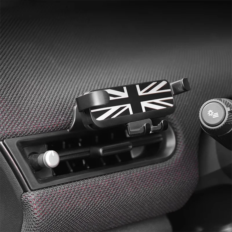 Car Phone Holder for Mini Cooper E SE J01 EV J05 Aceman 2024 Car Air Vent Phone Mount Shockproof Auto Interior for J01 J05 Parts