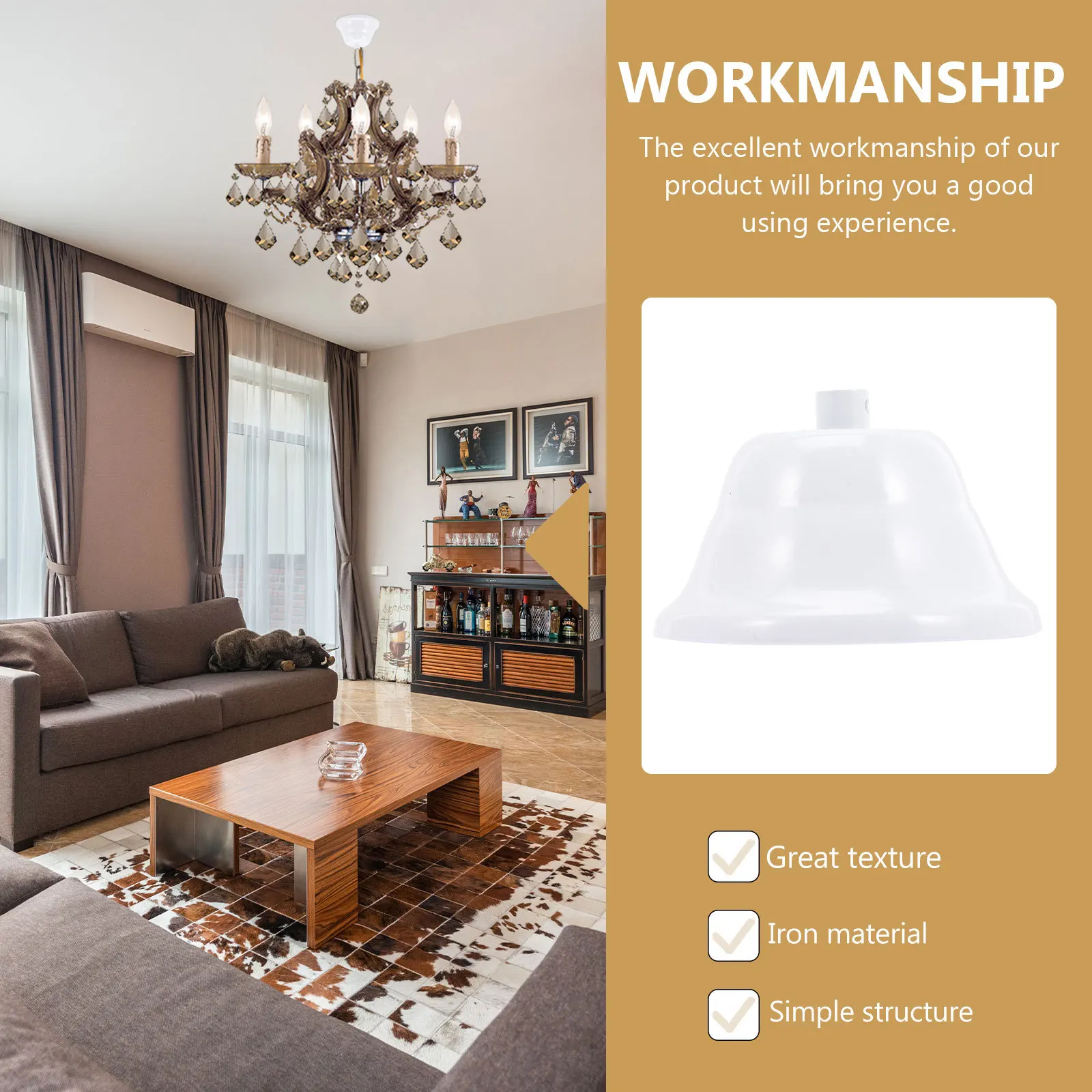 

4pcs Ceiling Canopy For Chandelier Mounting Plate Bracket Diy Pendant Light Kit Compatible With Crystal Lamps Fixtures