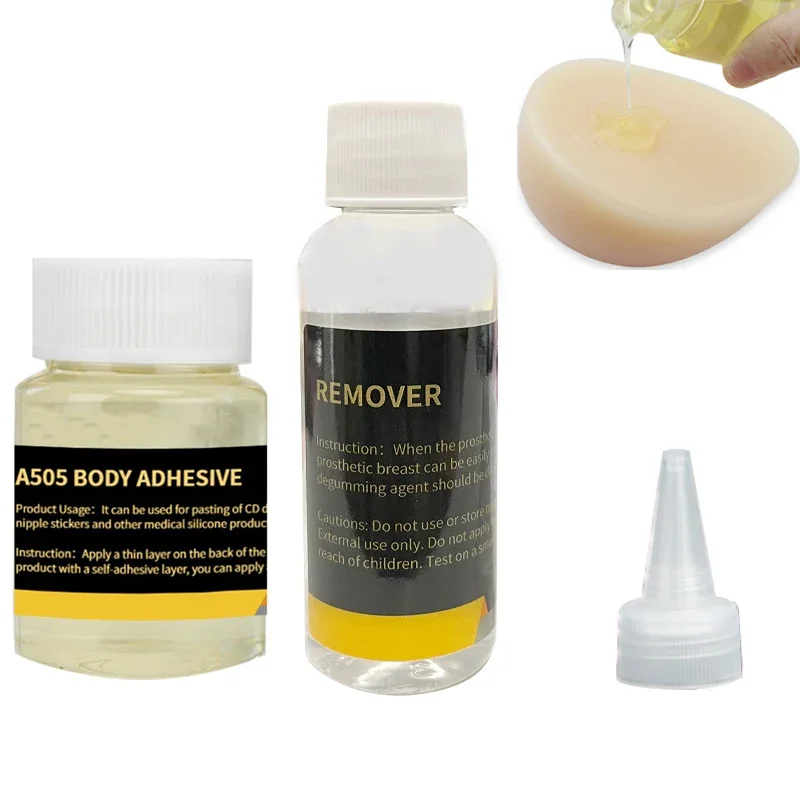 

CD Silicone A505 Body Adhesive Glue & Remover To Skin Special For Cross Dresser Invisible Fake Silicone Breast Forms 50ml