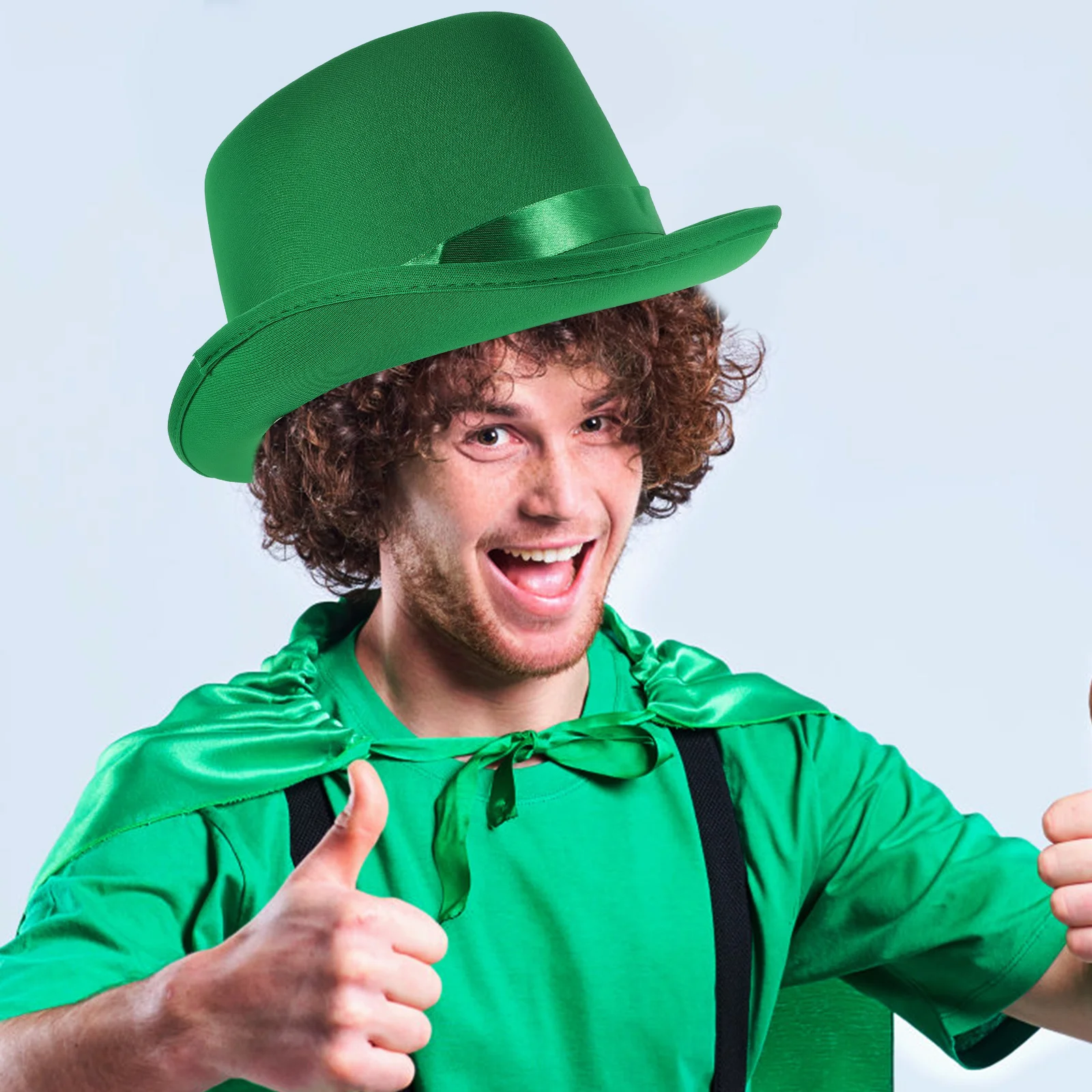 

Festival Cap with Clover Design Ideal for St Patrick's Day Celebration Costume Party Outdoor Event Fun Holiday Wear