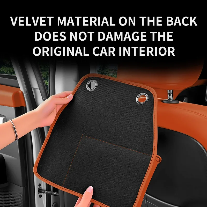 Car Seat Backtissue Bag For Toyota Corolla Camry Crown Yari Avalon Chair Back Multi-Function Tissue Box Car Interior Accessories 2