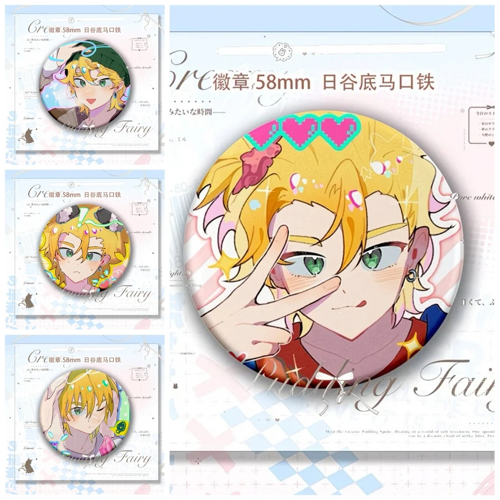 58mm Game Stardew Valley kawaii culture Alex Elliott Harvey Cosplay COSTUME Badge Pin SPTE Tinplate Brooch Gilf