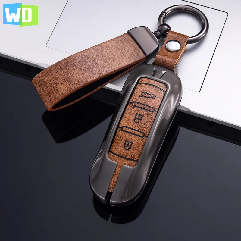 

Alloy Car Key Cover Key Case Keychain Accessories For Dongfeng Fengguang DFSK Glory 580 Fengon Ix5 Ix7 Seres 3 Sf5 2021 2022