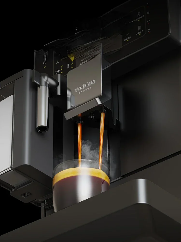 ماكينة صنع القهوة الخالية من القهوة أوتوماتيكية بالكامل منزلية إيطالية أمريكية صغيرة طحن بنقرة واحدة قهوة الحليب Cafetera Electrica