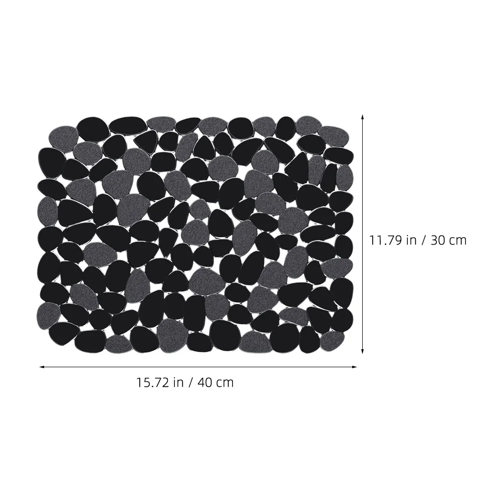 2 قطعة حصيرة بالوعة البلاستيكية للمطبخ المضادة للانزلاق أسفل حامي تصميم جوفاء وسادة تجفيف الأطباق للمنزل بالوعة استنزاف حصيرة #4
