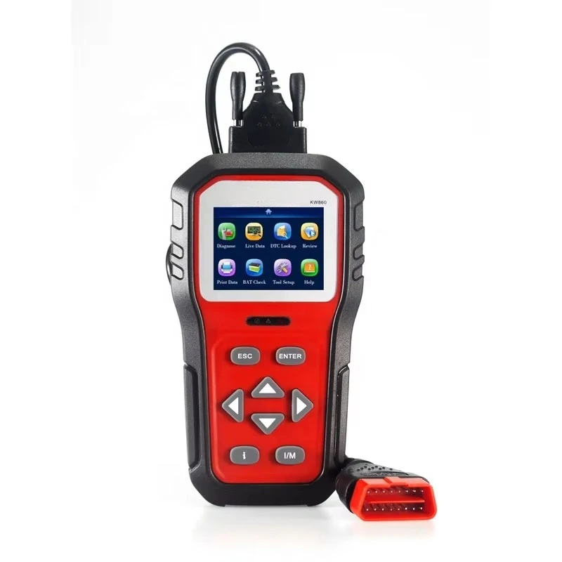 KONNWEI KW860 OBD2 Scanner Unique Auto Diagnostic Code Reader for Car Engine Fault CAN Diagnostic Testing Equipment