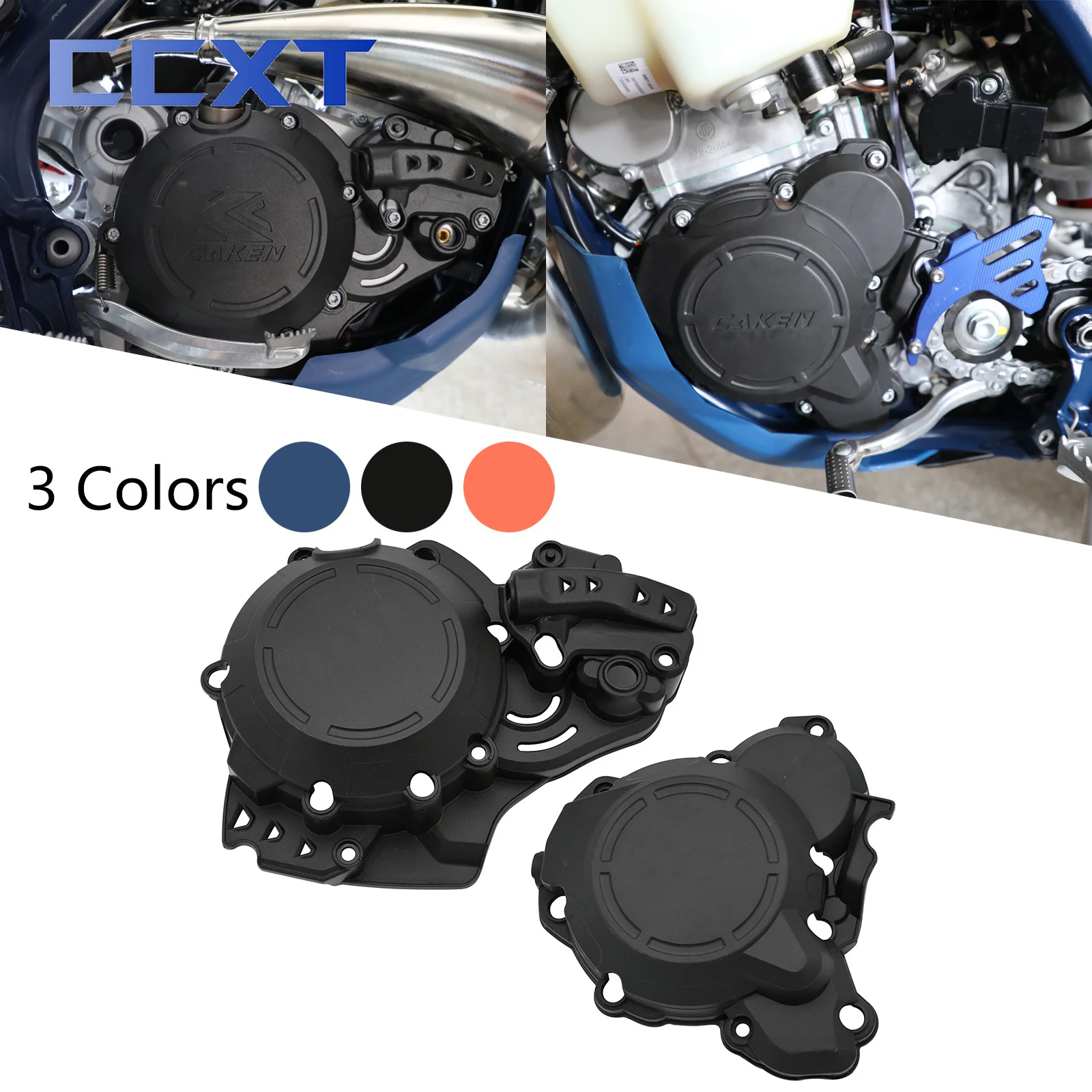 Motorcycle Clutch Cover Ignition Protector Guard For KTM EXC EXC SX XC XC XCW XCW TPI 250 300 2019-2022 For Husqvarna TC TE 250