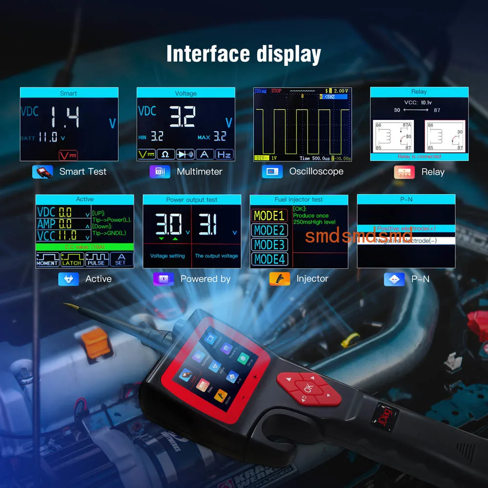P200 Intelligent Identification Of Voltage/Resistance SMART HOOK Probe