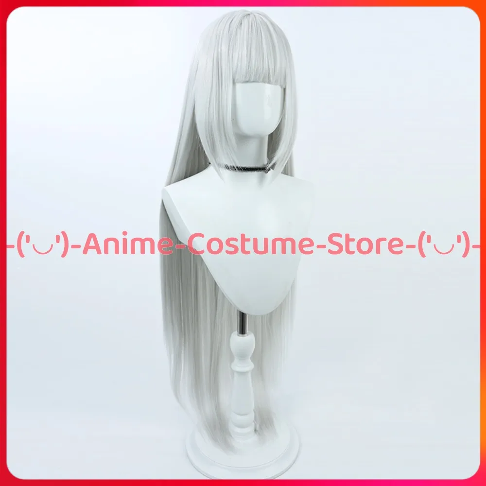 Godin van de overwinning: Nikke Blanc Wit Konijn Cosplay Pruik Bunny Girl Game Karakter Halloween Carnaval Party Pruiken Synthetisch haar